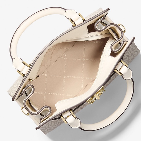 NWT Michael Kors Hamilton Small Logo Satchel (Retail $358) - Picture 2 of 7